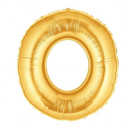 Palloncino foil numero 0 oro