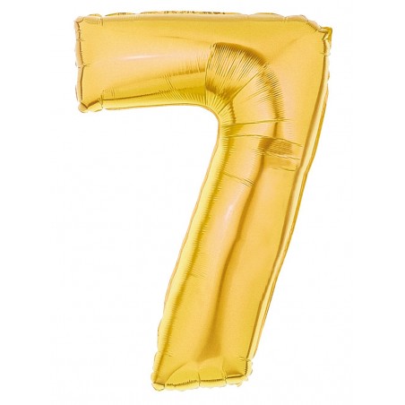 Palloncino foil numero 7 oro