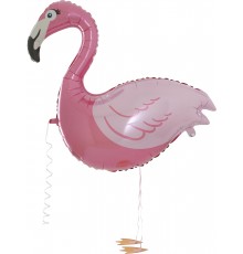 Laufballon Flamingo