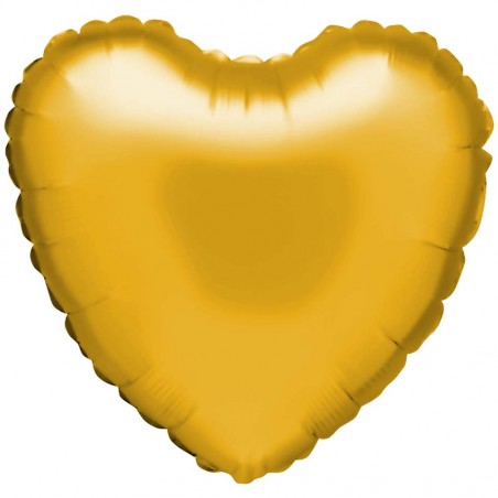 Palloncino foil "cuore" oro