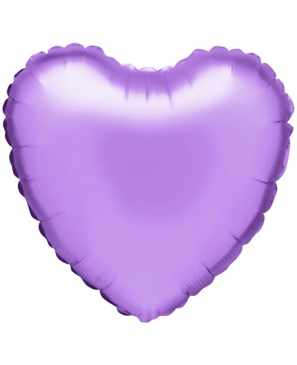 Palloncino foil "cuore" luce viola
