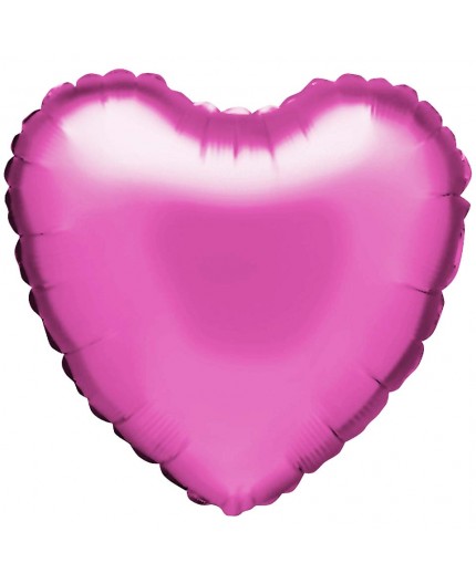 Palloncino foil "cuore" rosa scuro 