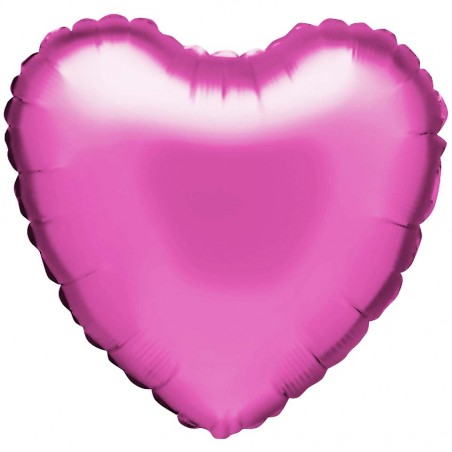 Palloncino foil "cuore" rosa scuro 