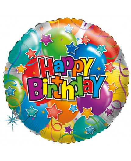 Folienballon "Party Happy Birthday"
