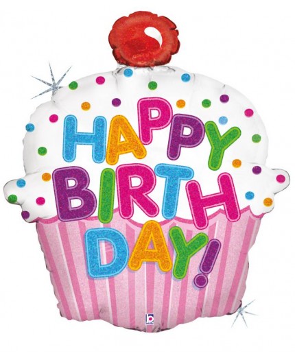 Folienballon "Birthday Torte"