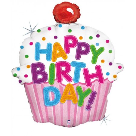 Folienballon "Birthday Torte"