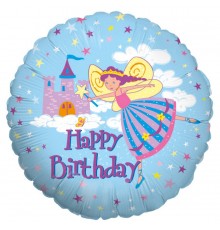 Folienballon "Happy Birthday Fairy Princess"