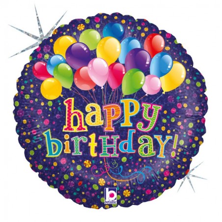 Folienballon "Happy Birthday Ballons"