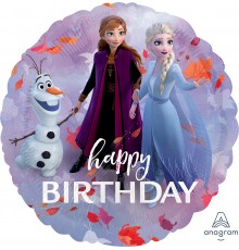 Palloncino in foil, Dinseys Frozen 2, Buon Compleanno