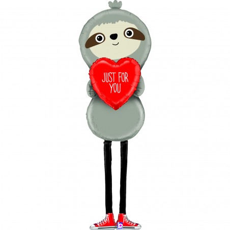 Riesenfaultier mit Herz "Just for you"